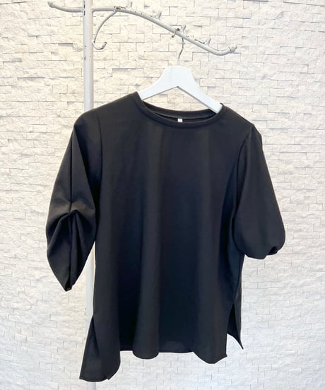 ストレッチ シフォンタックブラウス