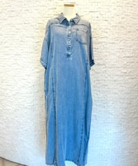 テンセルデニムワンピース