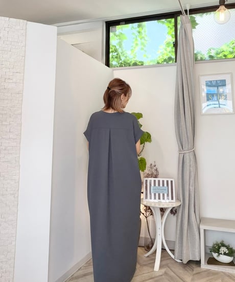 スキッパー ロングワンピース