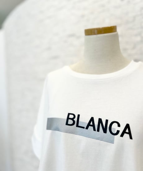 "BLANCE" ロゴTシャツ