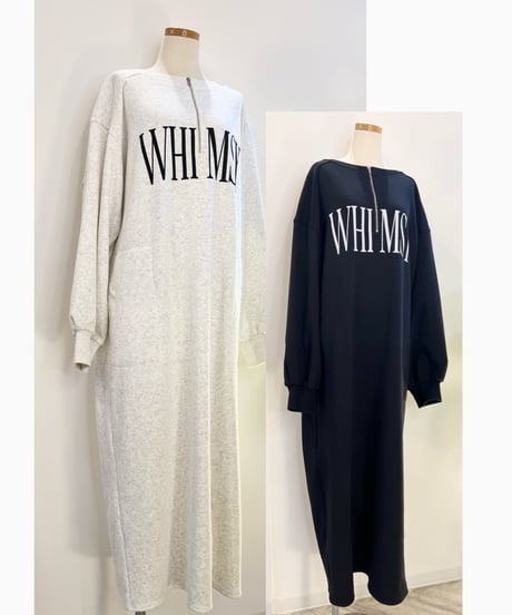 裏起毛ロゴワンピース(2size)