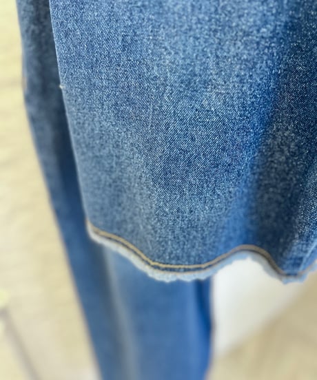 38sizeのみ！裾フリンジデニム