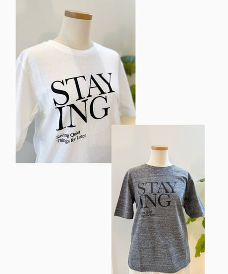 【STAYING】ロゴTシャツ