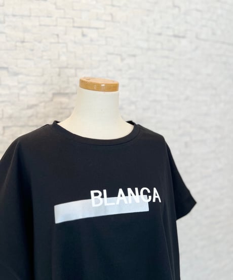 "BLANCE" ロゴTシャツ