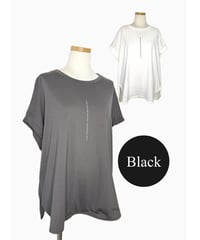 縦ロゴ フレンチTシャツ