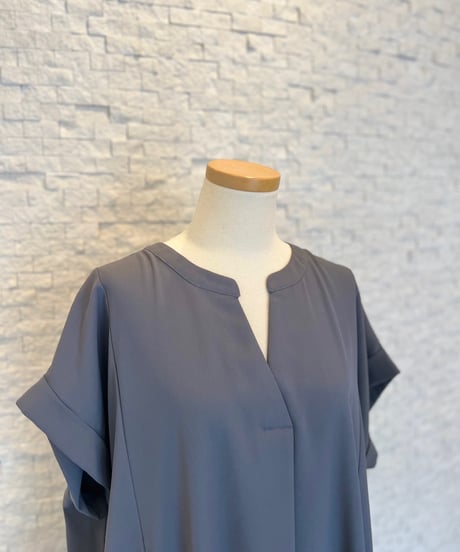 スキッパー ロングワンピース