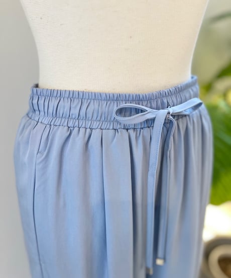 テンセル ワイドパンツ
