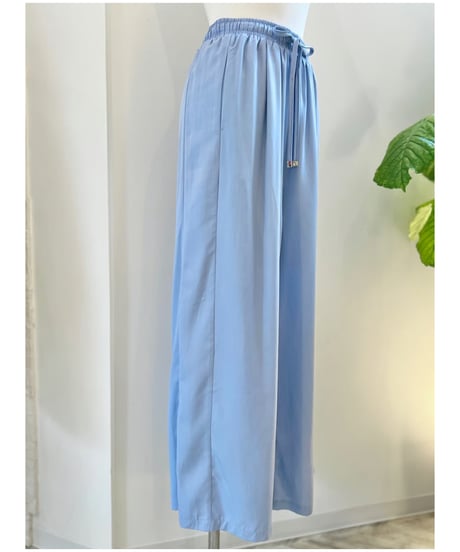 テンセル ワイドパンツ