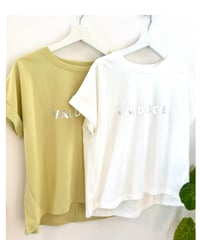" VAL DE SCIE " 箔ロゴTシャツ