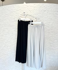 パネルピンタック フレアスカート