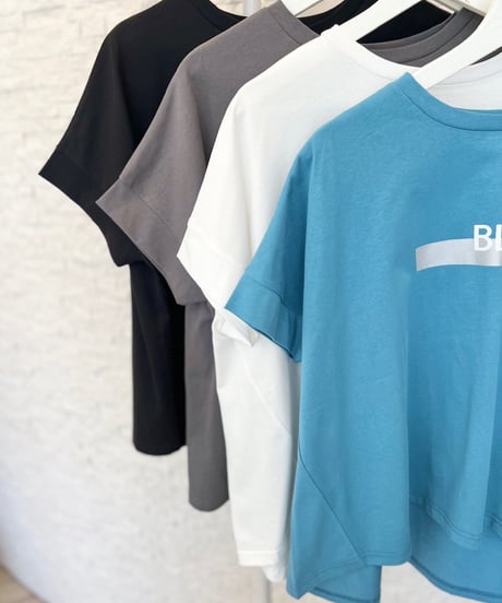 "BLANCE" ロゴTシャツ