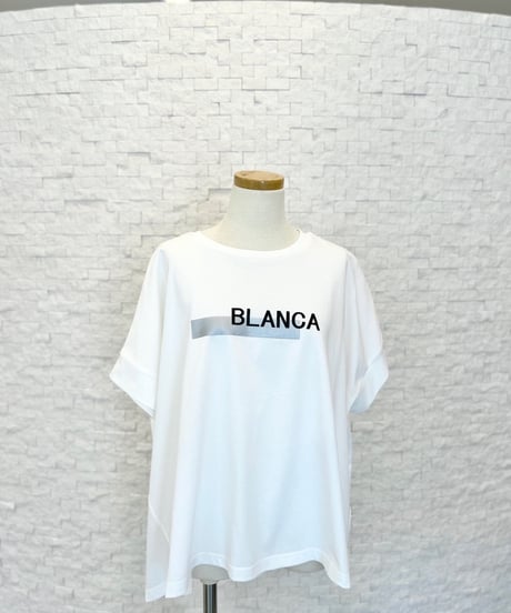 "BLANCE" ロゴTシャツ