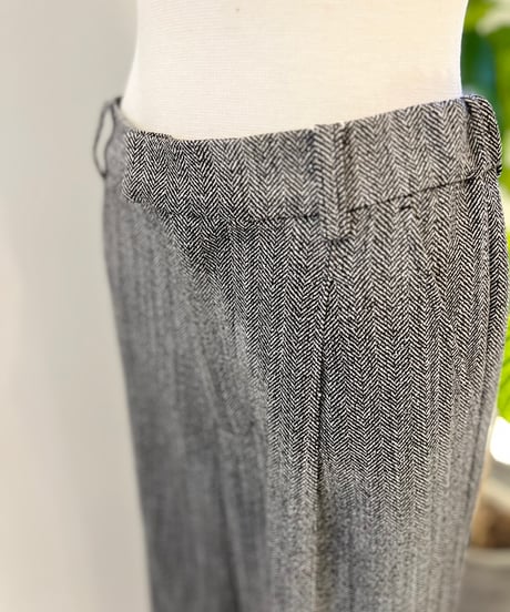 《SetUp対応》ヘリンボーン ワイドパンツ