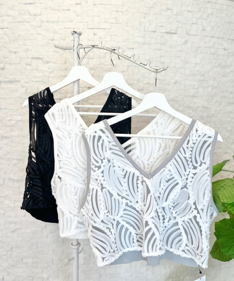 2way レース✖️ニットベスト | セレクトショップ noi bloom
