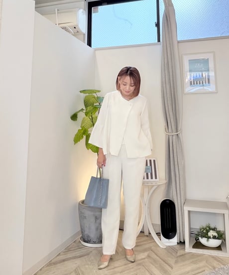 【Set up対応】ツータック テーパードパンツ