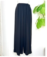【SetUp対応】ジョーゼット タックワイドパンツ