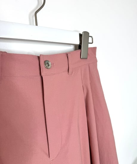 ストレッチ ツイルワイドパンツ