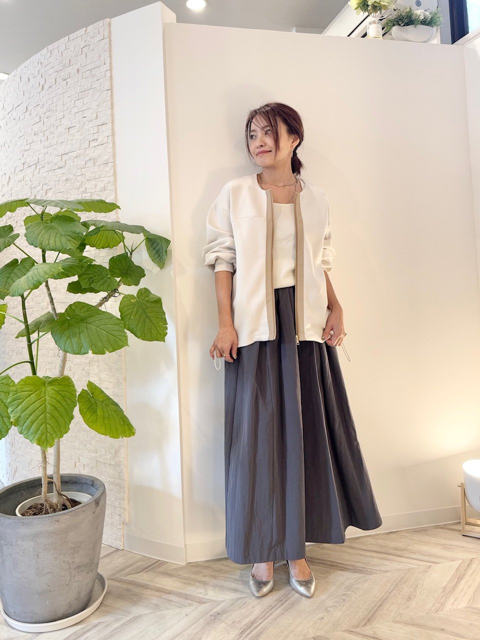 リップストップ タックギャザースカート | セレクトショップ noi bloom 