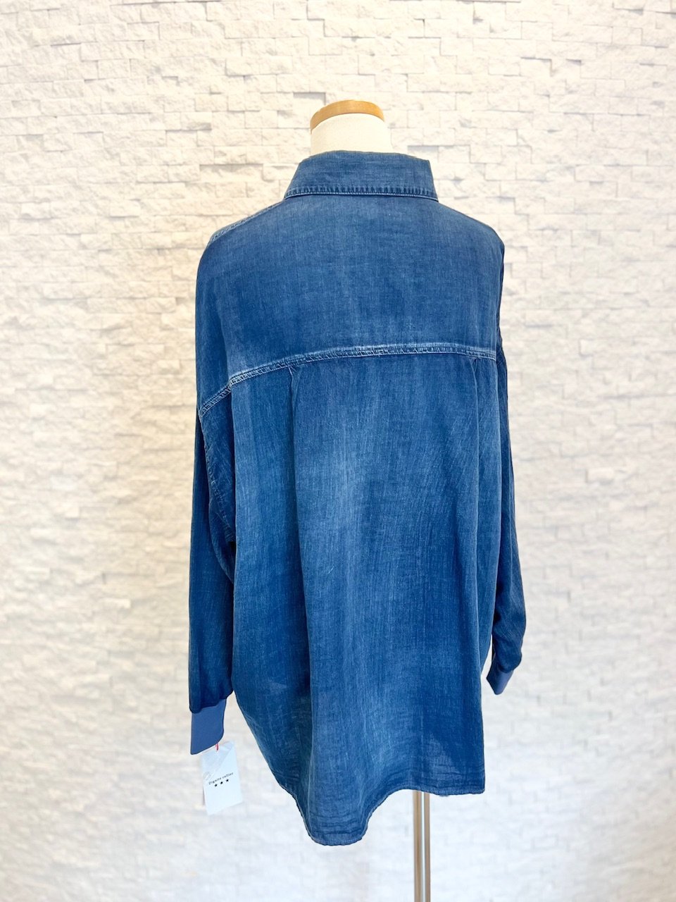 New Type》シアーデニムシャツ(ネイビー) | セレクトショップ