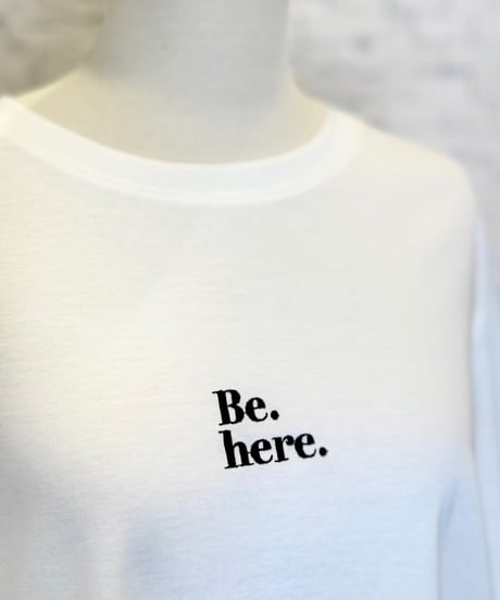 Be.here ロゴTシャツ
