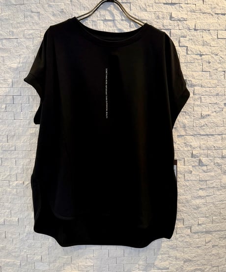 縦ロゴ フレンチTシャツ