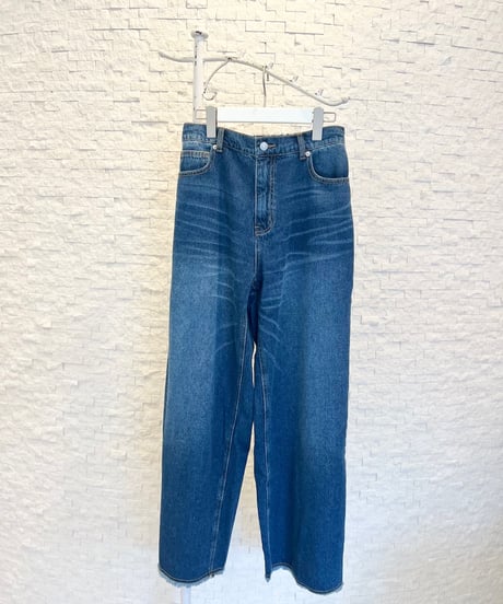 38sizeのみ！裾フリンジデニム