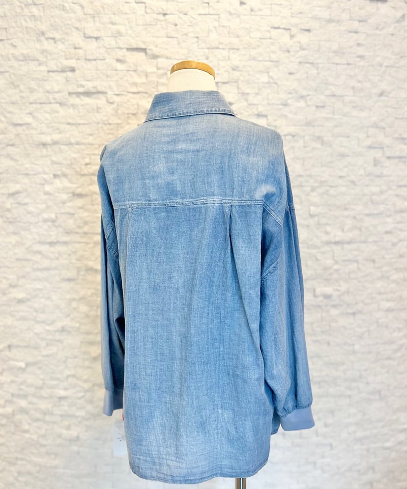 シアーデニムシャツ サックスブルー New Type》シアーデニムシャツ(サックス) | セレクトショップ