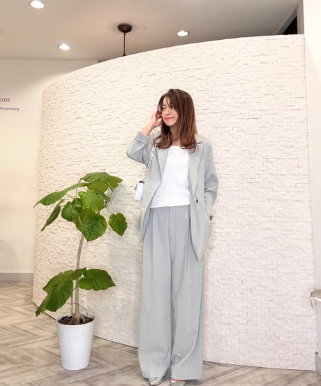 《Set up 対応》ドライタッチ ストレートパンツ