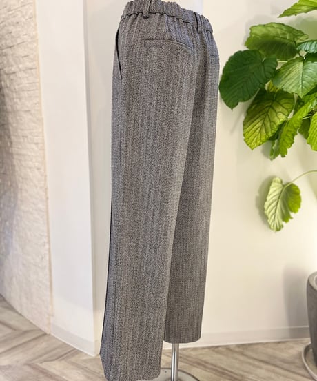 《SetUp対応》ヘリンボーン ワイドパンツ