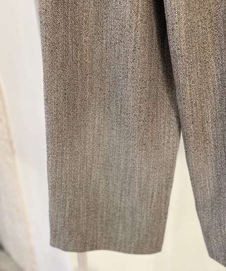《SetUp対応》ヘリンボーン ワイドパンツ