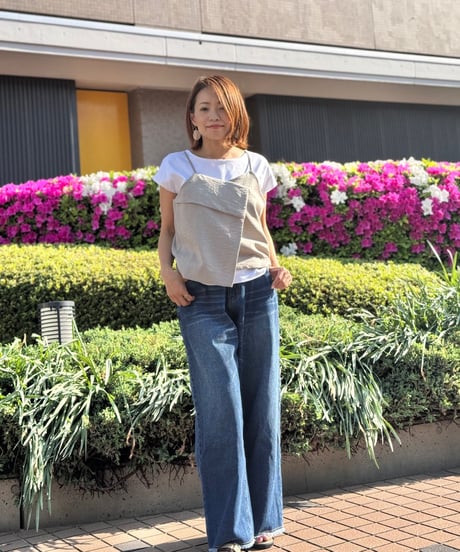 38sizeのみ！裾フリンジデニム