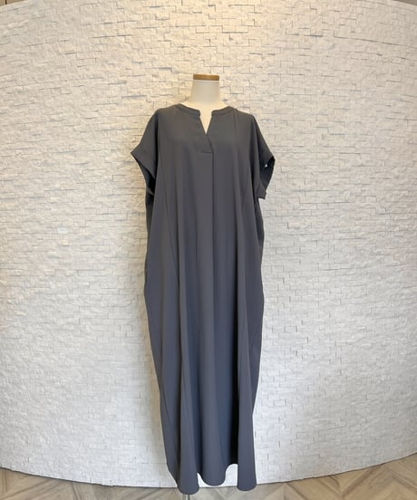 スキッパー ロングワンピース