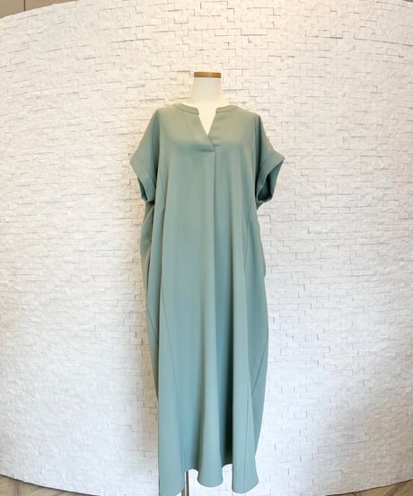 スキッパー ロングワンピース