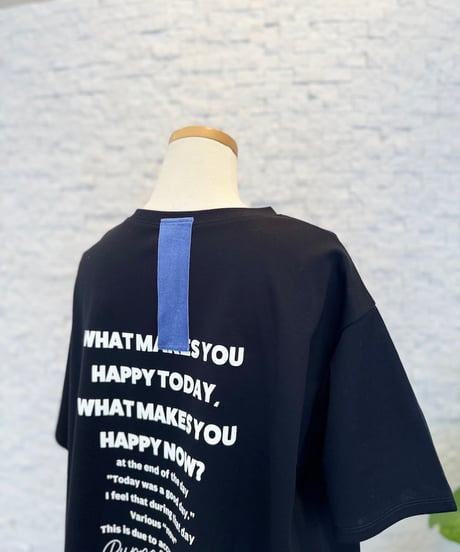 バックテープ ロゴTシャツ