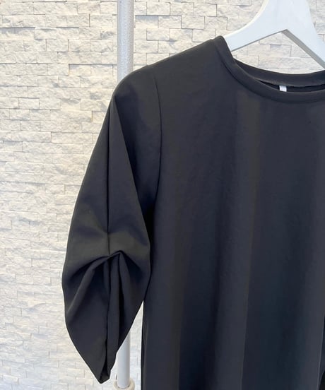 ストレッチ シフォンタックブラウス