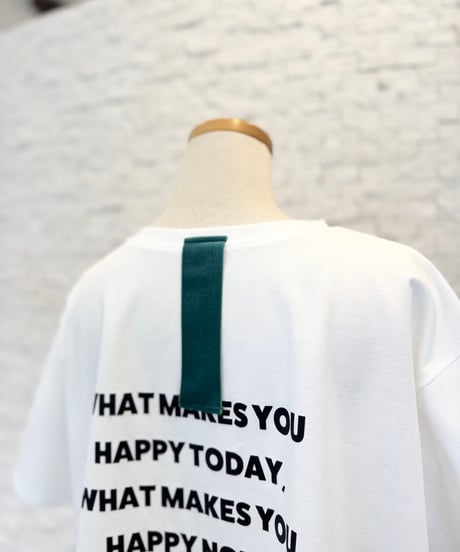 バックテープ ロゴTシャツ