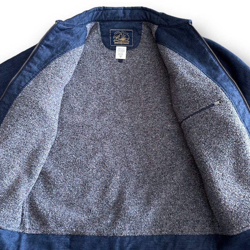 パタゴニア　リズム　rhythm ハイワイヤー　ヘンプデニム　ジャケット patagonia rhythm ハイワイヤーヘンプジャケット M デニム