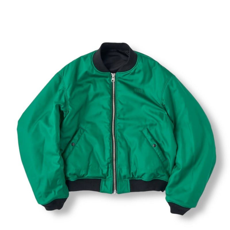 REVERSIBLE CORDURA FLIGHT JACKET BLK/GRN -SEDA