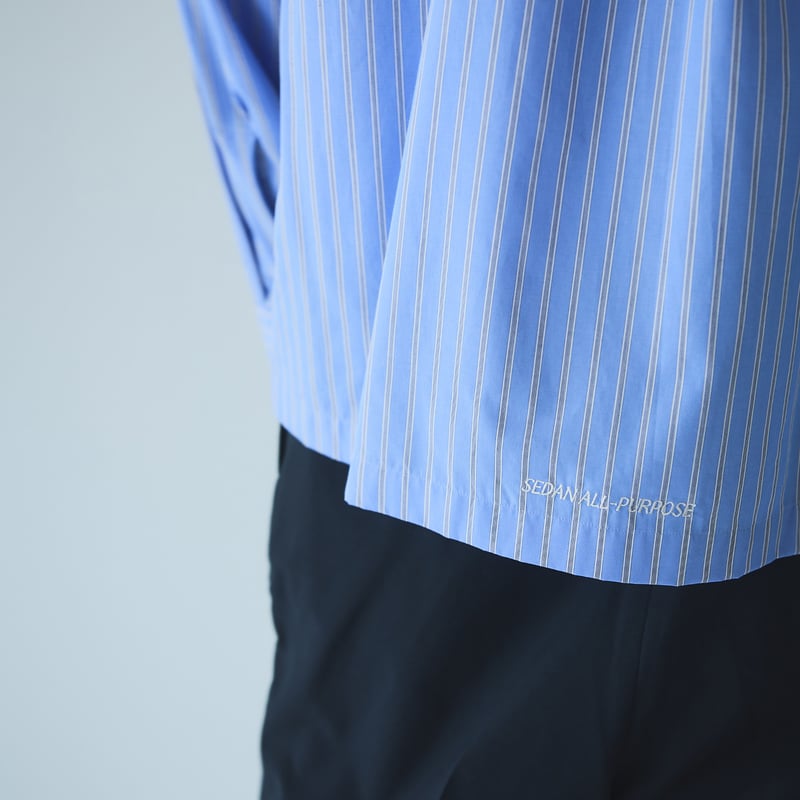 STRIPED HOODED SHIRT - SEDAN ALL-PURPOSE - | in