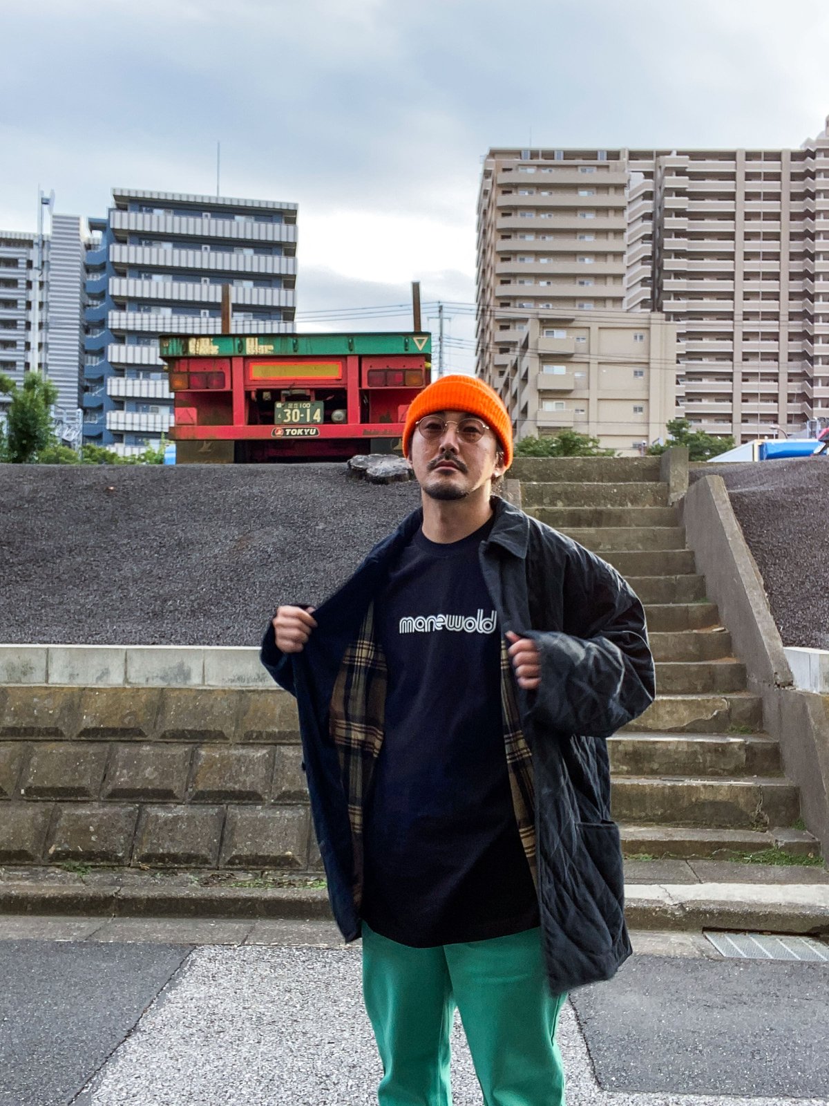 【HERMES】エルメス 90s マルジェラデザイン パドックコート HERMES】エルメス 90s マルジェラデザイン パドックコート