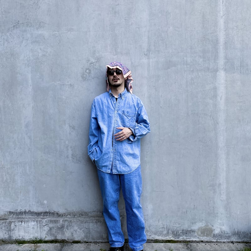 【DOCKERS】ワイドテーパードデニムチノスラックス DOCKERS】ワイドテーパードデニムチノスラックス - メルカリ