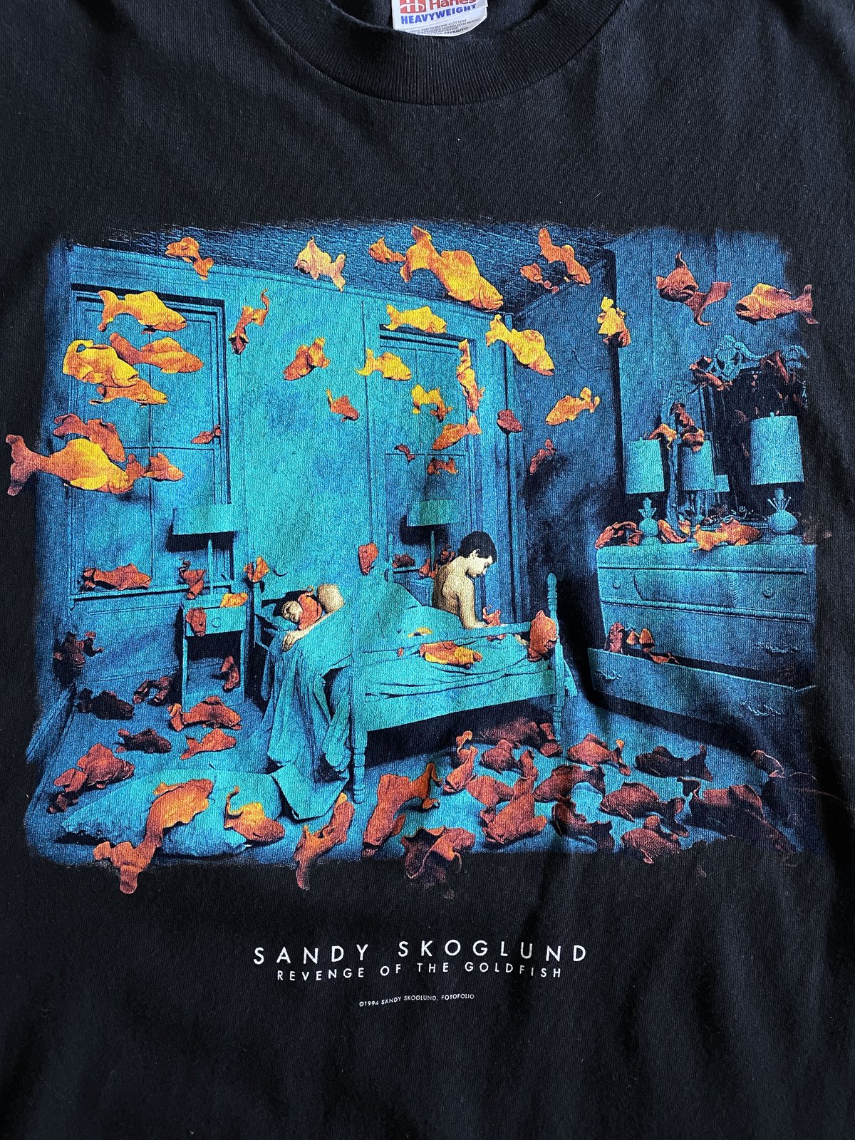 REVENGE OF THE GOLDFISH Tee by SANDY SKOGLUND | REVENGE OF THE GOLDFISH Tee by SANDY SKOGLUND |