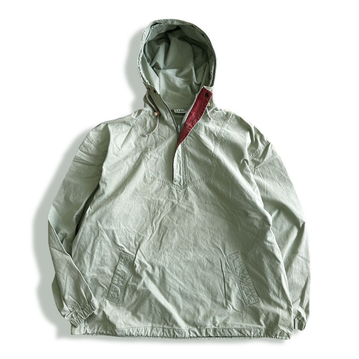 90s L.L.Bean コットン アノラック パーカー 80-90's L.L.Bean コットンアノラックパーカー - used&vintage box Hi