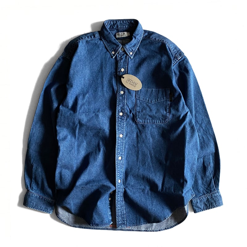 BIG DENIM SHIRT Hard Washed -SEDAN ALL-PURPOSE-