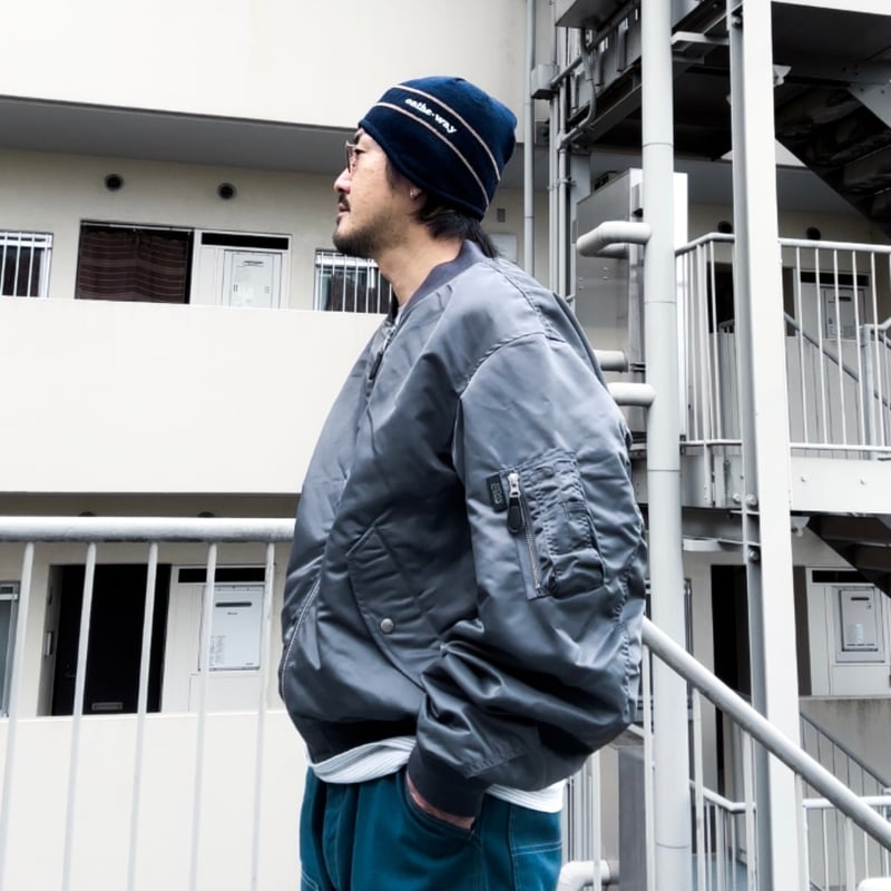 REVERSIBLE CORDURA FLIGHT JACKET W.GREY/BLK -S REVERSIBLE CORDURA FLIGHT JACKET W.GREY/BLK -S