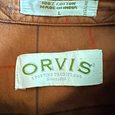 Plaid B.D.Cotton Shirt by ORVIS