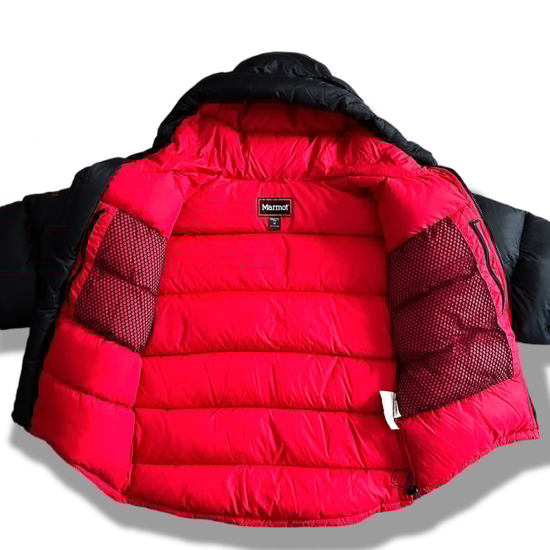 激レア 90s Marmot parbat parka ビンテージ ダウン 90s Marmot Parbat Down Parka 黒 M マーモット パルバット