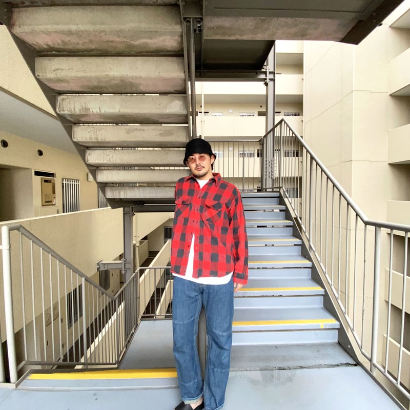 90s METRICS グッドレギュラー レッド　パンツ　ボトム　ストライプ　赤 LEVI'S RED 2005AW Straight | instantbootleg store