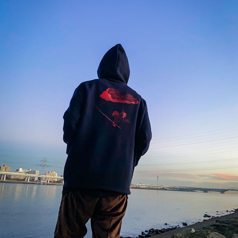 Chaos Fishing Club x ALMOSTBLACK Hoodie for ins...