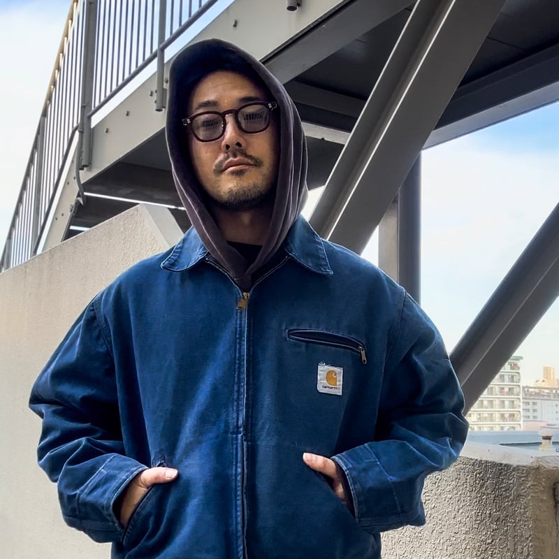 Carhartt Detroit Jacket カーハート　デトロイトジャケット 90s USA製 Carhartt detroit jacket JB ネイビー - メルカリ